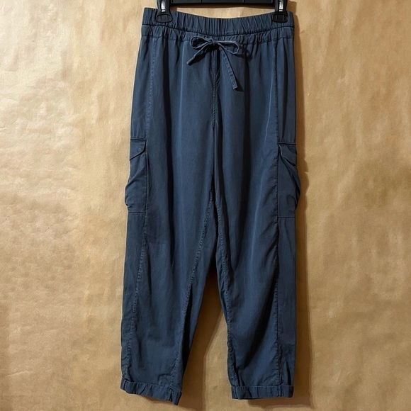 Lululemon | Move Lightly Pant *25" Blue Tied Pull-On Cargo Jogger Pants Size 6 - Picture 1 of 15